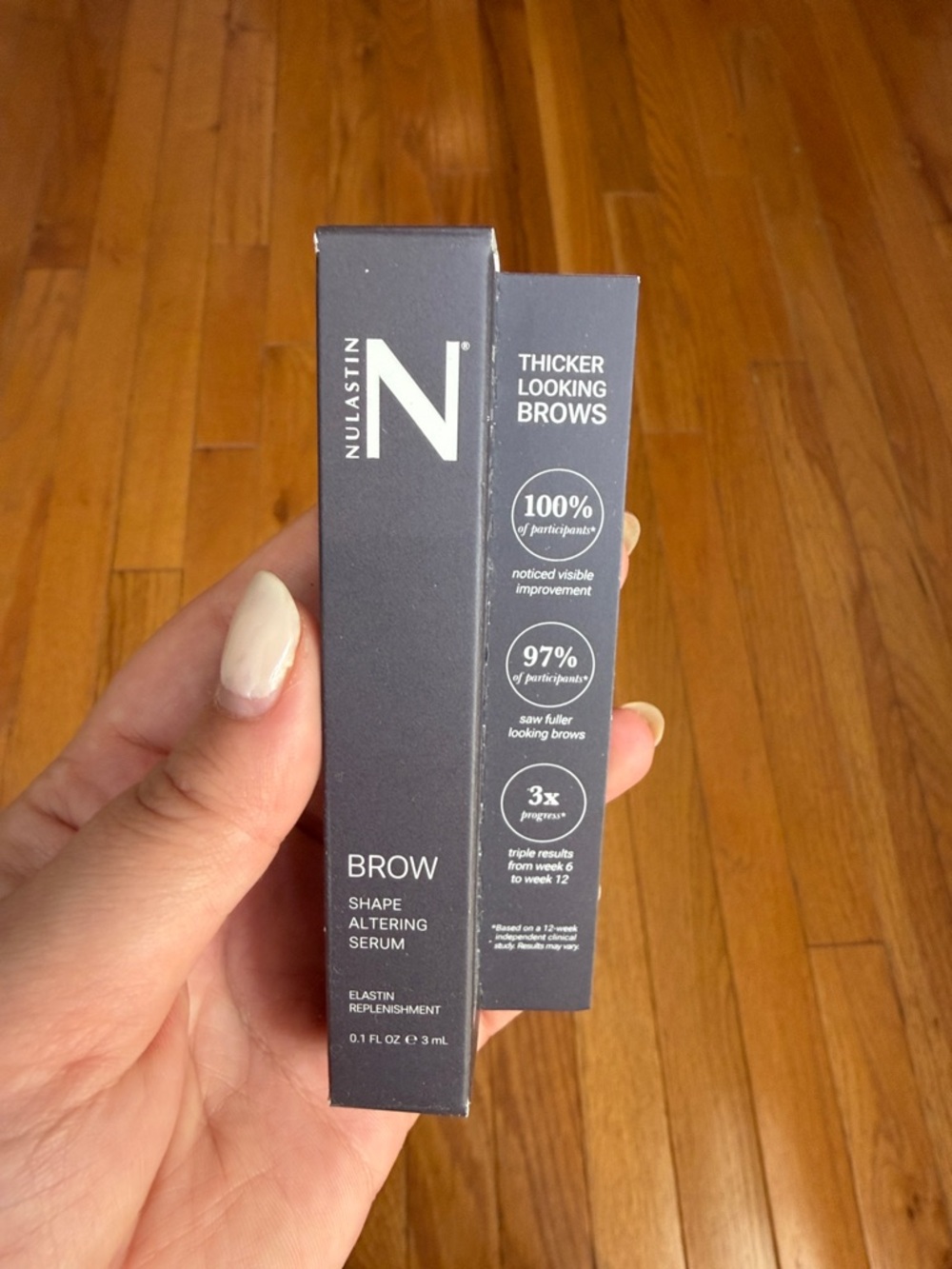 Nulastin Brow Shape Altering Serum for Thicker Looking Brows 3ml NWT NEVER USED